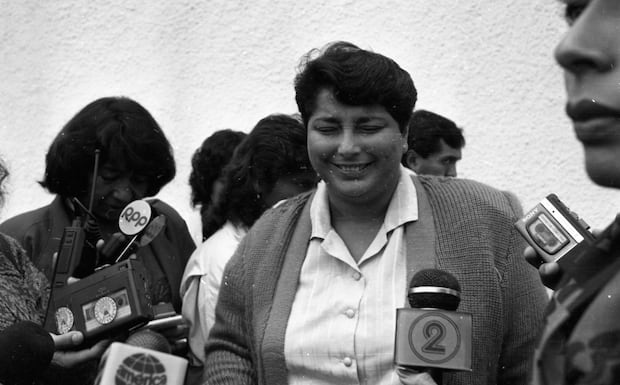 En las elecciones de 1990, Beatriz Merino fue elegida como senadora por el Fredemo. (Foto: Archivo histórico El Comercio)