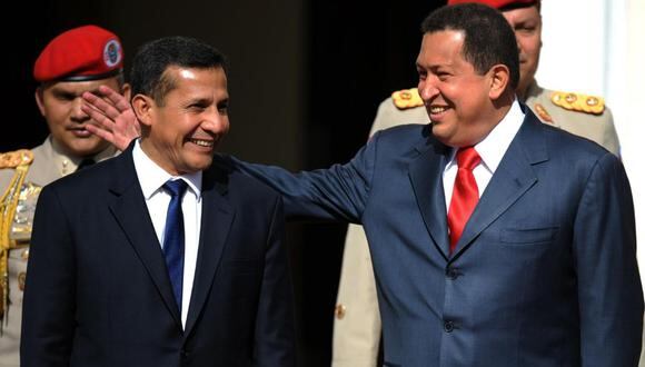 Ollanta Humala buscó aportes del gobierno de Hugo Chávez a partir de su afinidad ideológica, según la fiscalía. Foto: GEC