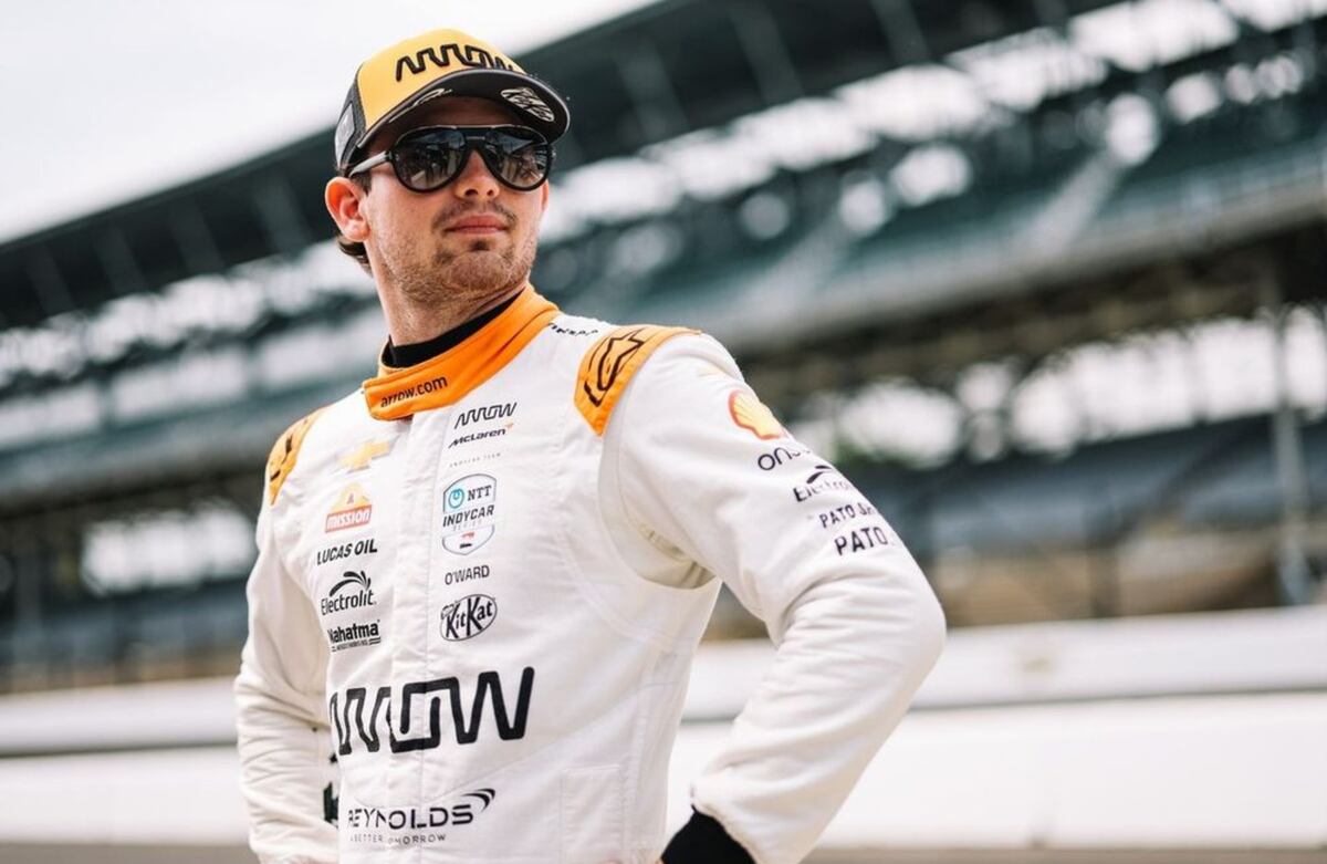 Pato O’Ward logró clasificar en la primera fila para la edición 109 de las 500 Millas de Indianápolis, siendo el primer mexicano en lograrlo. (Foto: Motorsport)