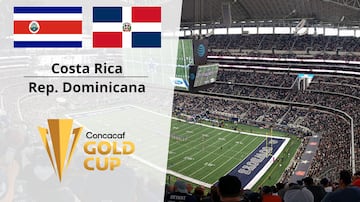 ¿A qué hora juega y qué canal transmite Costa Rica vs. Dominicana por la Copa Oro 2025?