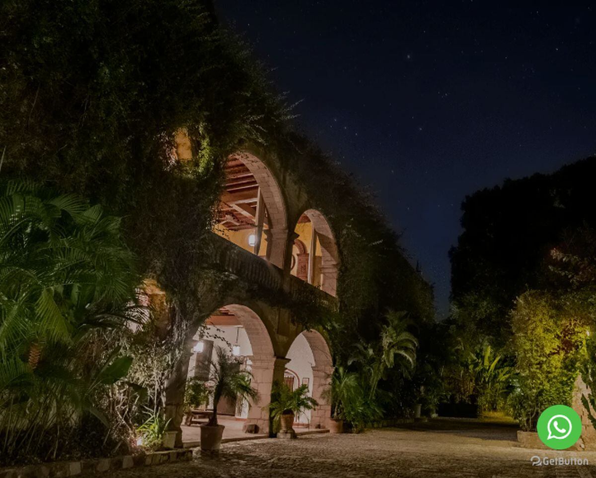 Las áreas verdes junto a la infraestructura del lujoso espacio hacen interesante el lugar (Foto: Hacienda San Gabriel de las Palmas / Instagram)