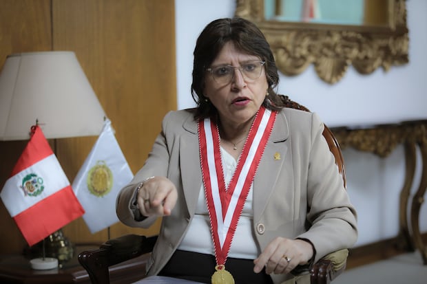 Delia Espinoza en entrevista con El Comercio. Fotos: Joel Alonzo/El Comercio