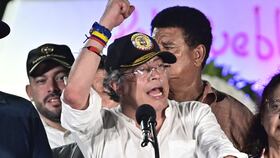 El presidente de Colombia, Gustavo Petro durante un encuentro con simpatizantes, en Barranquilla, Colombia, el 20 de mayo de 2025. (Foto de la Presidencia de Colombia / EFE)