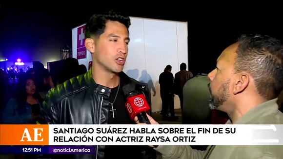 Santiago Suárez habla sobre Raysa Ortiz